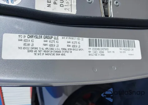 2013 Dodge Charger Se from USA, damaged, VIN 2C3CDXBG1DH579459